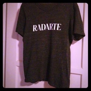 Charcoal heather Rodarte radarte t shirt. Size L